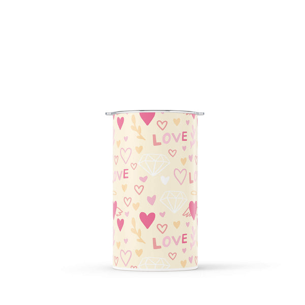 Yellow Valentines 340ml Reusable Coffee Cup By Hydronair