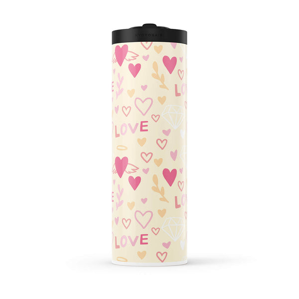 Yellow Valentines 560ml Water Bottle By Hydronair
